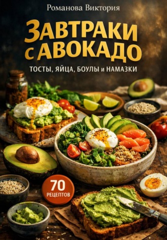 Романова Виктория. Завтраки с авокадо: тосты, яйца, боулы и намазки