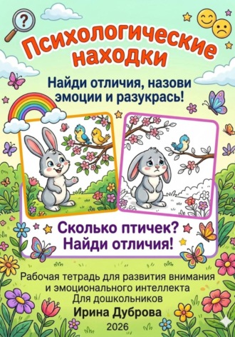 Ирина Дуброва. Найди отличия, назови эмоции, разукрась. Развивающие задания для  дошкольников
