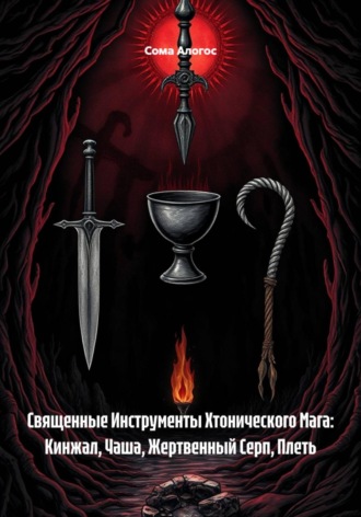 Священные Инструменты Хтонического Мага: Кинжал, Чаша, Жертвенный Серп, Плеть. 