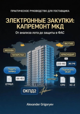 Alexander Grigoryev. Специалист по электронным закупкам в сфере капремонта МКД: практическое руководство для поставщика