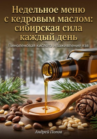 Андрей Попов. Недельное меню с кедровым маслом: сибирская сила каждый день