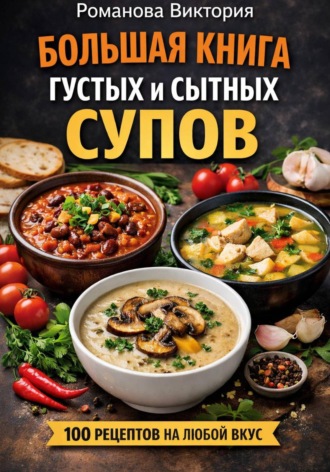 Большая книга густых и сытных супов. Романова Виктория