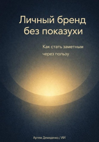 Артем Демиденко. Личный бренд без показухи: Как стать заметным через пользу