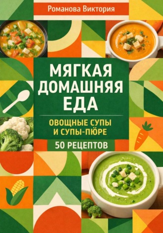 Романова Виктория. Мягкая домашняя еда: овощные супы и супы-пюре