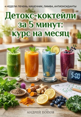 Андрей Попов. Детокс-коктейли за 5 минут: курс на месяц