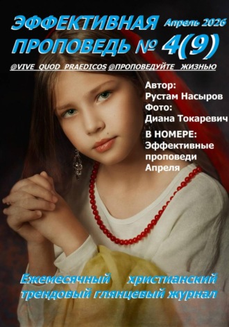 Рустам Хрматуллович Насыров. Эффективная проповедь. Ежемесячный христианский трендовый глянцевый журнал. Апрель 2026