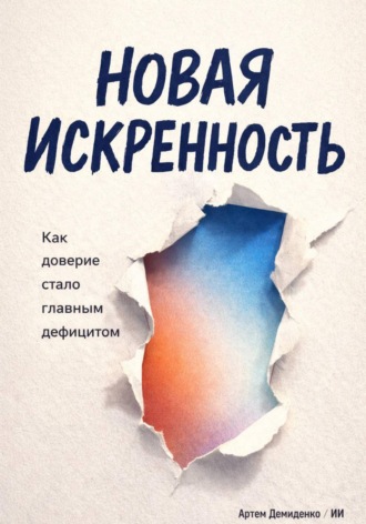 Новая искренность: Как доверие стало главным дефицитом. Артем Демиденко