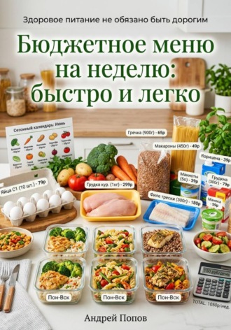 Андрей Попов. Бюджетное меню на неделю: быстро и легко