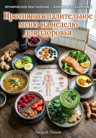 Андрей Попов. Противовоспалительное меню на неделю для здоровья