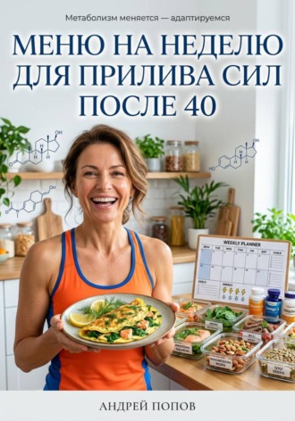Андрей Попов. Меню на неделю для прилива сил после 40