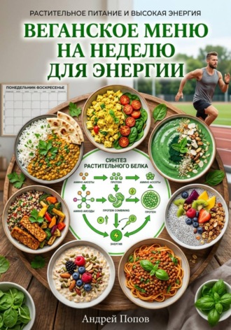 Андрей Попов. Веганское меню на неделю для энергии