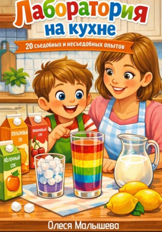 Олеся Александровна Малышева. Лаборатория на кухне. 20 съедобных и несъедобных опытов