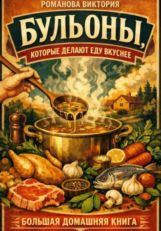 Бульоны, которые делают еду вкуснее: большая домашняя книга. Романова Виктория