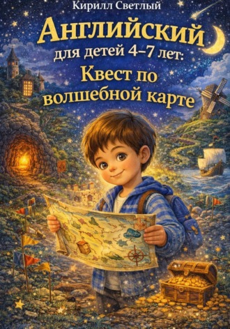Кирилл Светлый. Английский для детей 4-7 лет. Квест по волшебной карте