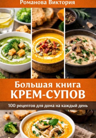 Романова Виктория. Большая книга крем-супов: 100 рецептов для дома на каждый день