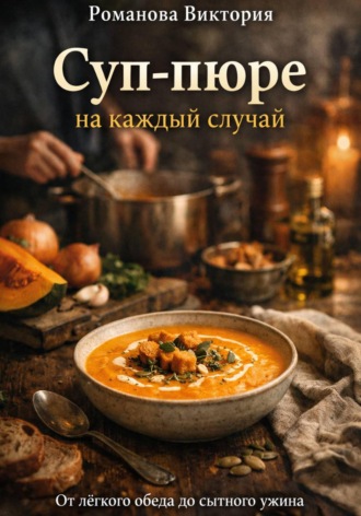 Романова Виктория. Суп-пюре на каждый случай: от лёгкого обеда до сытного ужина