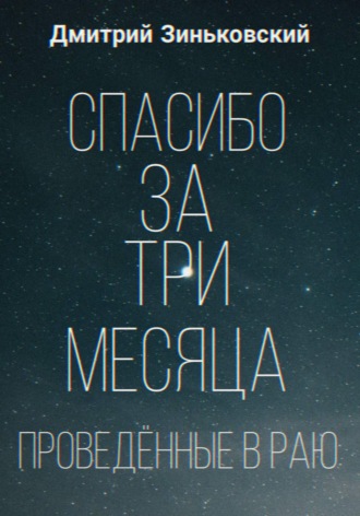 Дмитрий Зиньковский. Спасибо за три месяца проведённые в раю