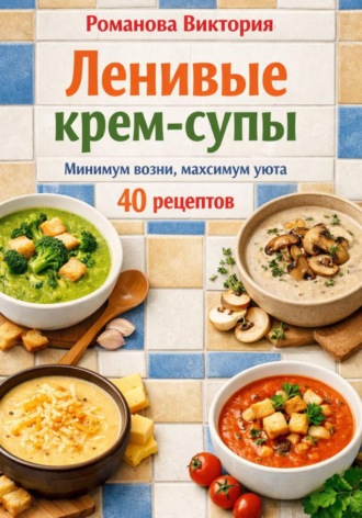 Романова Виктория. Ленивые крем-супы: минимум возни, максимум уюта
