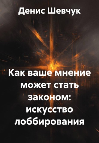 Денис Александрович Шевчук. Как ваше мнение может стать законом: искусство лоббирования