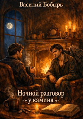 Ночной разговор у камина. 