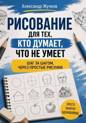 Рисование для тех, кто думает, что не умеет: шаг за шагом, через простые рисунки. 