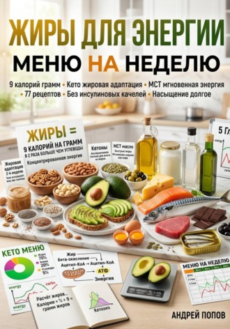 Андрей Попов. Жиры для энергии: меню на неделю