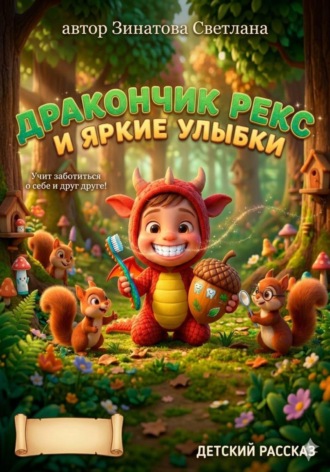 Дракончик Рекс и яркие улыбки. светлана зинатова