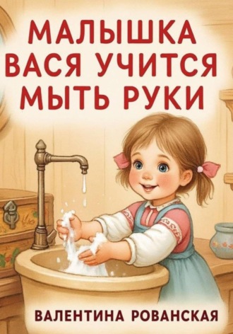 Валентина Рованская. Малышка Вася учится мыть руки