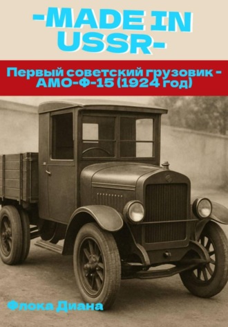 MADE in USSR: Первый советский грузовик - АМО-Ф-15 (1924 год). 