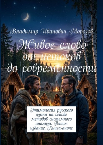 Живое слово от истоков до современности. Этимология русского языка на основе методов системного анализа. Пятое издание. Книга-анонс. Владимир Иванович Морозов