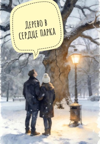 Дерево в центре парка. 