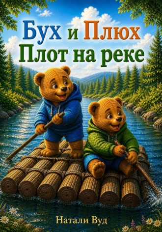 Бух и Плюх. Плот на реке. 