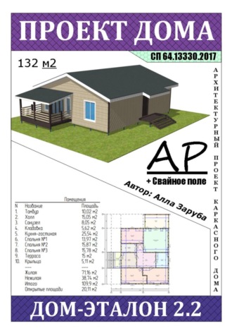 АР проект каркасного дома 