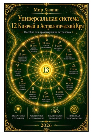 Система 12 Ключей Хилинга и астрологический круг. Исследовательская модель для профессиональных астрологов. 