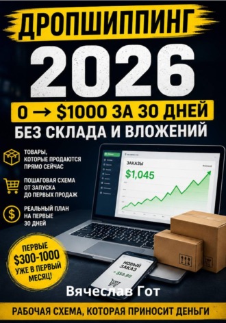 Вячеслав Гот. Дропшиппинг 2026: 0  $1000 за 30 дней без склада и вложений