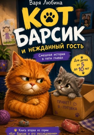 Кот Барсик и нежданный гость. 