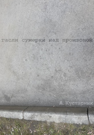 А. Кустарник. Гасли сумерки над промзоной