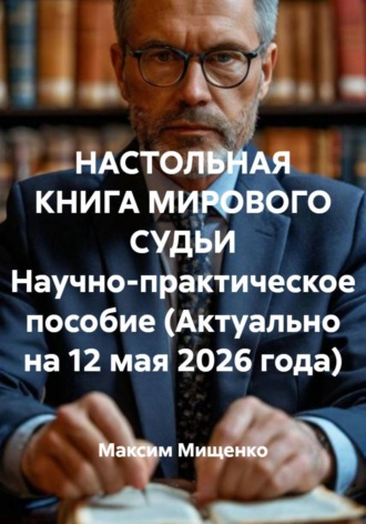 НАСТОЛЬНАЯ КНИГА МИРОВОГО СУДЬИ Научно-практическое пособие (Актуально на 12 мая 2026 года). 