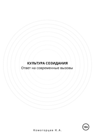 Кирилл Комогорцев. Культура Созидание: ответ на современные  вызовы