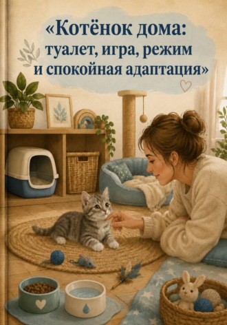 Анна Бережина. Котёнок дома: туалет, игра, режим и спокойная адаптация