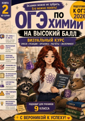 ОГЭ по химии на высокий бал. Визуальный экспресс-курс. Книга 2. Часть 1. Серия «С Вероникой к успеху». 