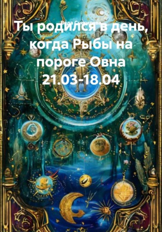 Ты родился в день, когда Рыбы на пороге Овна 21.03-18.04. 