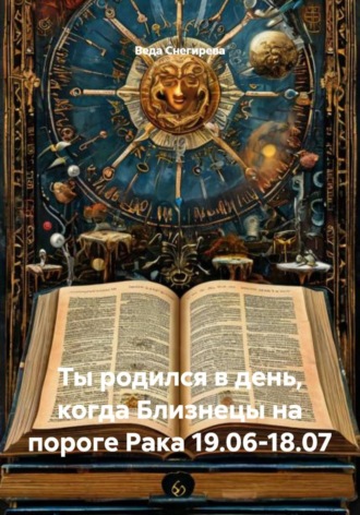 Ты родился в день, когда Близнецы на пороге Рака 19.06-18.07. 