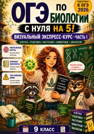 Александр Деркач. ОГЭ. Биология с нуля на 5. Визуальный экспресс-курс. Часть 1.