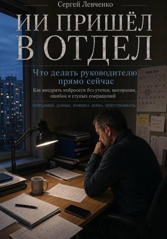 Сергей Левченко. ИИ пришел в отдел. Что делать руководителю прямо сейчас