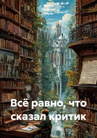 Всё равно, что сказал критик. Ирина Одарчук Паули