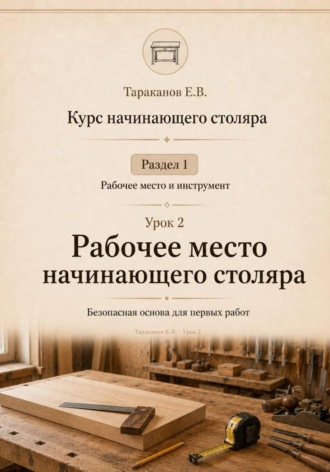 Курс начинающего столяра. Урок 2. Рабочее место начинающего столяра. Евгений Тараканов