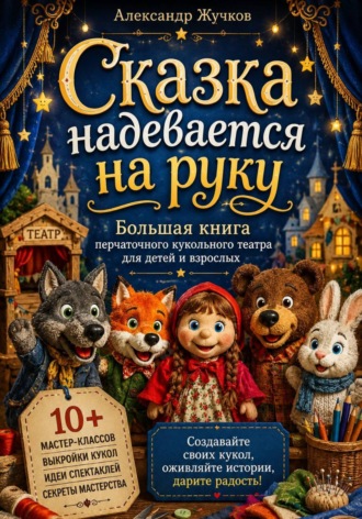 Сказка надевается на руку. Большая книга перчаточного кукольного театра для детей и взрослых. Александр Жучков
