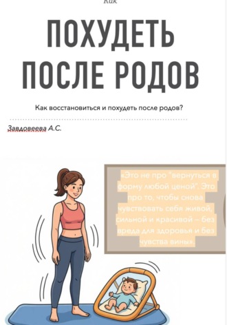 Александра Завдовеева. Как похудеть после родов