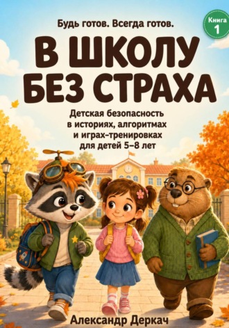 В школу без страха. Книга по детской безопасности: истории, алгоритмы и игры-тренировки для детей 5–8 лет. Александр Деркач